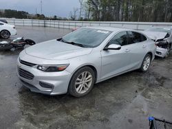 Vehiculos salvage en venta de Copart Dunn, NC: 2018 Chevrolet Malibu LT