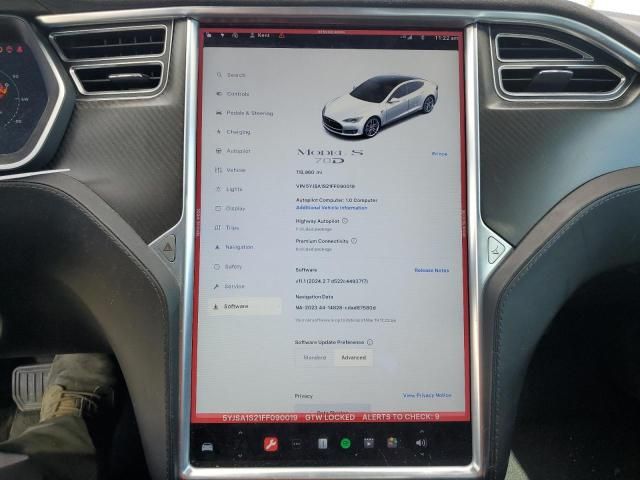 2015 Tesla Model S 70D