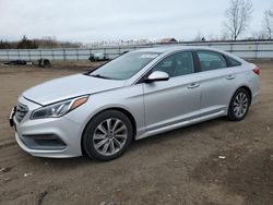 Salvage cars for sale from Copart Columbia Station, OH: 2016 Hyundai Sonata Sport