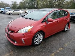 Toyota Prius salvage cars for sale: 2012 Toyota Prius V