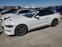 Salvage cars for sale at Grand Prairie, TX auction: 2018 Ford Mustang