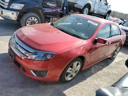 Ford Fusion Sport salvage cars for sale: 2012 Ford Fusion Sport