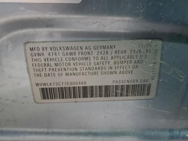 2007 Volkswagen Passat 2.0T Wagon Value