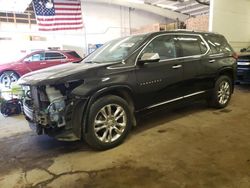 Salvage cars for sale at Ham Lake, MN auction: 2019 Chevrolet Traverse High Country