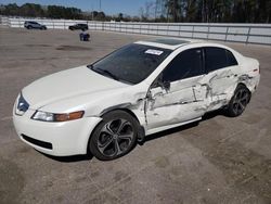 Salvage cars for sale at Dunn, NC auction: 2005 Acura TL
