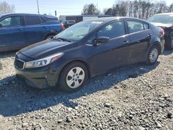 Salvage cars for sale from Copart Mebane, NC: 2017 KIA Forte LX