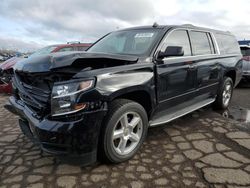 Salvage cars for sale from Copart Woodhaven, MI: 2015 Chevrolet Suburban K1500 LTZ