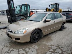 Salvage cars for sale at Bridgeton, MO auction: 2007 Honda Accord EX