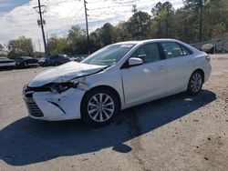 Salvage cars for sale at Savannah, GA auction: 2017 Toyota Camry LE