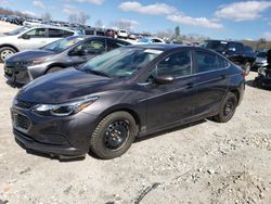 Salvage cars for sale at West Warren, MA auction: 2017 Chevrolet Cruze LT