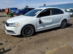 Salvage cars for sale from Copart Woodhaven, MI: 2016 Volkswagen Jetta S