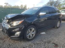 Salvage cars for sale at Riverview, FL auction: 2018 Chevrolet Equinox Premier