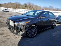 Salvage cars for sale from Copart Assonet, MA: 2021 KIA Forte GT