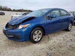 Salvage cars for sale at Franklin, WI auction: 2013 Honda Civic LX