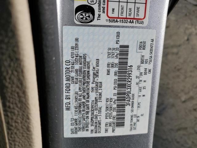 2012 Ford Fusion Hybrid