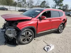 Salvage cars for sale at Hampton, VA auction: 2020 Hyundai Santa FE Limited