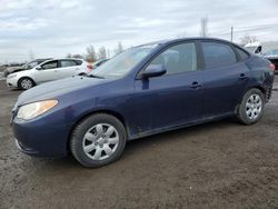 Salvage cars for sale from Copart Montreal Est, QC: 2010 Hyundai Elantra Blue