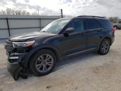 Salvage cars for sale from Copart New Braunfels, TX: 2021 Ford Explorer XLT