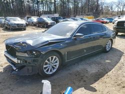 BMW salvage cars for sale: 2020 BMW 740 XI