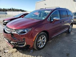 Chrysler salvage cars for sale: 2018 Chrysler Pacifica Limited