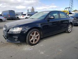 Audi A4 2.0T Quattro salvage cars for sale: 2009 Audi A4 2.0T Quattro