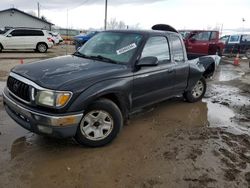 Salvage cars for sale from Copart Pekin, IL: 2003 Toyota Tacoma Xtracab