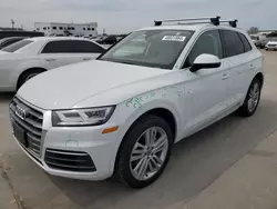 Salvage cars for sale at Grand Prairie, TX auction: 2020 Audi Q5 Premium Plus