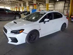 Salvage cars for sale at Woodburn, OR auction: 2015 Subaru WRX STI