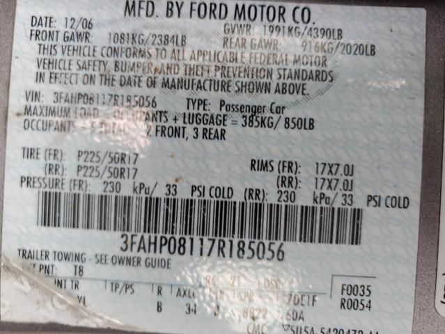 2007 Ford Fusion SEL