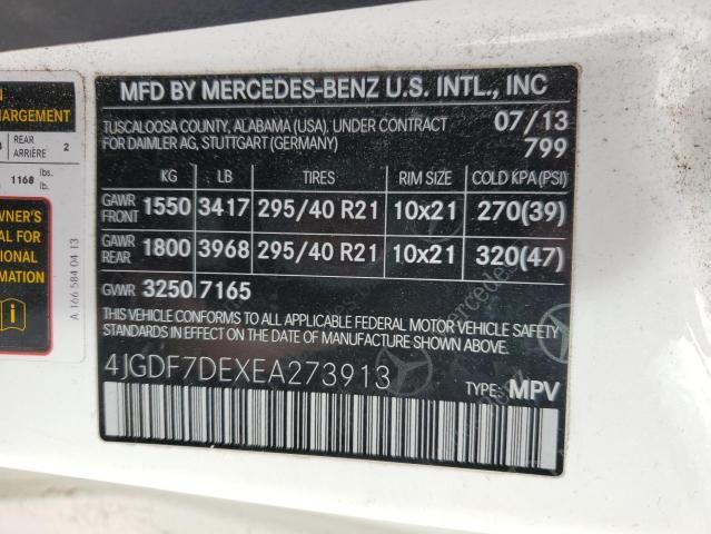 2014 Mercedes-Benz GL 550 4matic