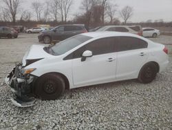 Salvage cars for sale at Cicero, IN auction: 2012 Honda Civic LX