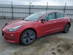 Salvage cars for sale at Antelope, CA auction: 2020 Tesla Model 3