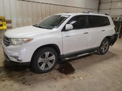 Salvage cars for sale from Copart Abilene, TX: 2013 Toyota Highlander Limited