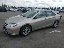 Salvage cars for sale from Copart Rancho Cucamonga, CA: 2017 Toyota Camry LE