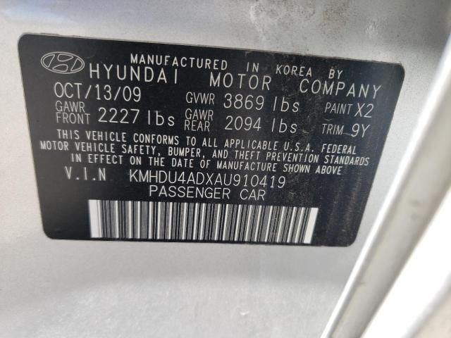 2010 Hyundai Elantra Blue