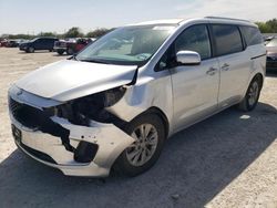 KIA salvage cars for sale: 2017 KIA Sedona LX