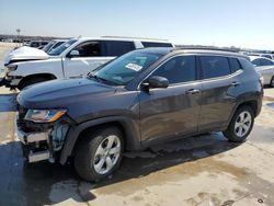 Salvage cars for sale from Copart Grand Prairie, TX: 2021 Jeep Compass Latitude