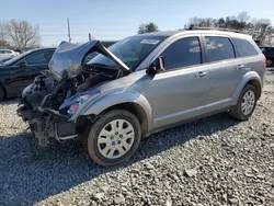 Salvage cars for sale at Mebane, NC auction: 2018 Dodge Journey SE