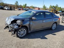 Nissan salvage cars for sale: 2019 Nissan Sentra S