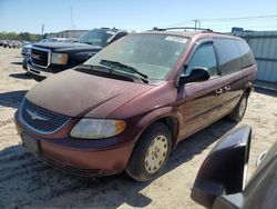 Chrysler salvage cars for sale: 2001 Chrysler Town & Country LX