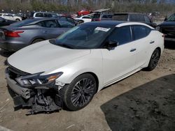 Salvage cars for sale from Copart Waldorf, MD: 2017 Nissan Maxima 3.5S