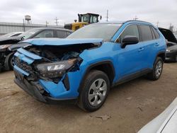 Salvage cars for sale from Copart Chicago Heights, IL: 2019 Toyota Rav4 LE