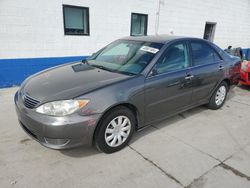 Toyota Camry LE salvage cars for sale: 2005 Toyota Camry LE