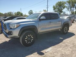 Salvage cars for sale at Riverview, FL auction: 2018 Toyota Tacoma Double Cab