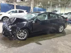 Salvage cars for sale at Woodhaven, MI auction: 2020 Ford Fusion SE