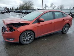 Ford Focus SEL Vehiculos salvage en venta: 2018 Ford Focus SEL