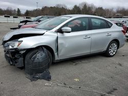 Salvage cars for sale from Copart Assonet, MA: 2018 Nissan Sentra S