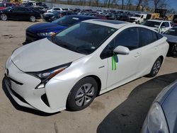 Toyota salvage cars for sale: 2017 Toyota Prius