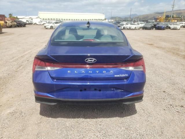 2023 Hyundai Elantra Blue