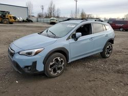 Salvage cars for sale from Copart Portland, OR: 2021 Subaru Crosstrek Limited